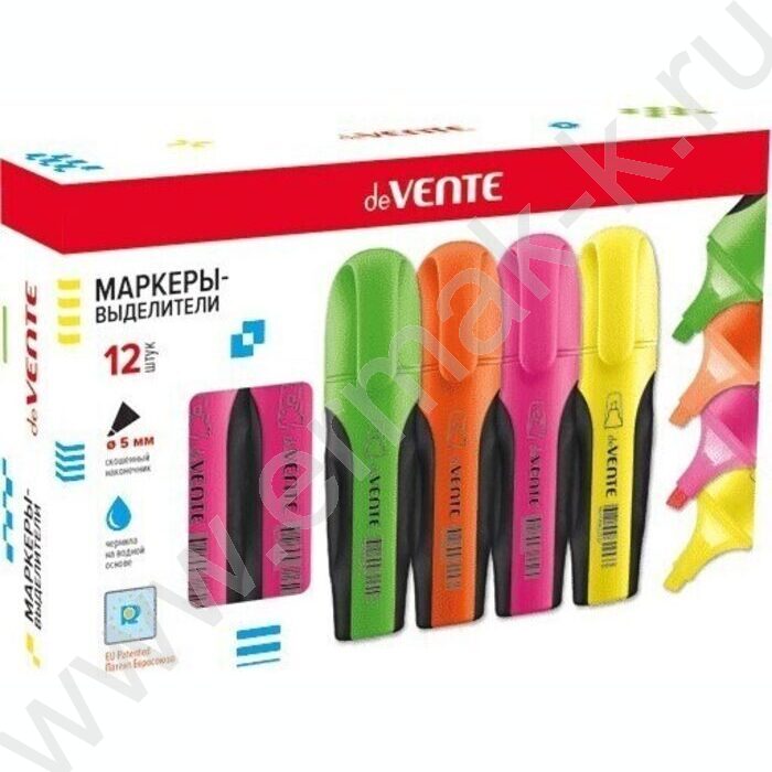 Текстовыделитель /розовый/ 1-5мм косой NEW | Фото 2