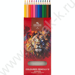 Карандаши 12цв RED LION европодвес (KIN 3552) NEW | Фото 2