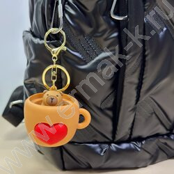 Брелок Капибара в чашке NEW | Фото 3