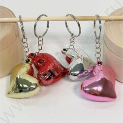 Брелок Сердце, цветные /ассорти NEW | Фото 2