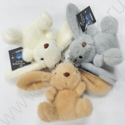 Брелок мягкий Заяц, уши большие, 10см. /ассорти NEW | Фото 1