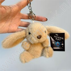 Брелок мягкий Заяц, уши большие, 10см. /ассорти NEW | Фото 3