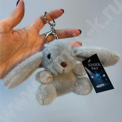 Брелок мягкий Заяц, уши большие, 10см. /ассорти NEW | Фото 4