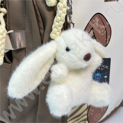 Брелок мягкий Заяц, уши большие, 10см. /ассорти NEW | Фото 5