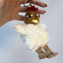 Брелок мягкий Курица, 14см. /ассорти NEW | Фото 4