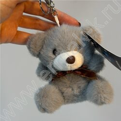 Брелок мягкий Мишка с бантиком, 11см. /ассорти NEW | Фото 2