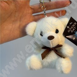 Брелок мягкий Мишка с бантиком, 11см. /ассорти NEW | Фото 3