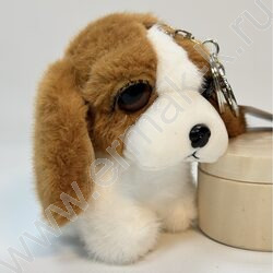 Брелок мягкий Собака с ресницами, 12см. /ассорти NEW | Фото 2
