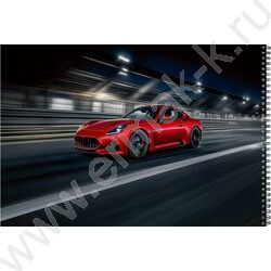 Альбом д/рисования-спираль 40л "Шикарные автомобили-5" ассорти NEW | Фото 4