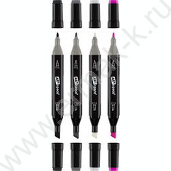 Маркер для скетчинга /набор  60цв/ двусторонний 1-6мм /сумка NEW | Фото 2