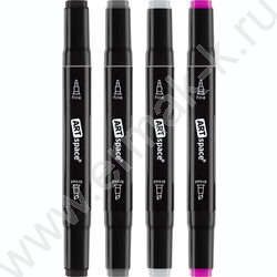 Маркер для скетчинга /набор  60цв/ двусторонний 1-6мм /сумка NEW | Фото 3