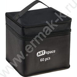 Маркер для скетчинга /набор  60цв/ двусторонний 1-6мм /сумка NEW | Фото 7