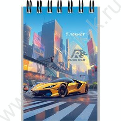 Блокнот  40л А7 спираль "Городские спорткары" ассорти NEW | Фото 5