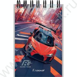 Блокнот  40л А7 спираль "Городские спорткары" ассорти NEW | Фото 6