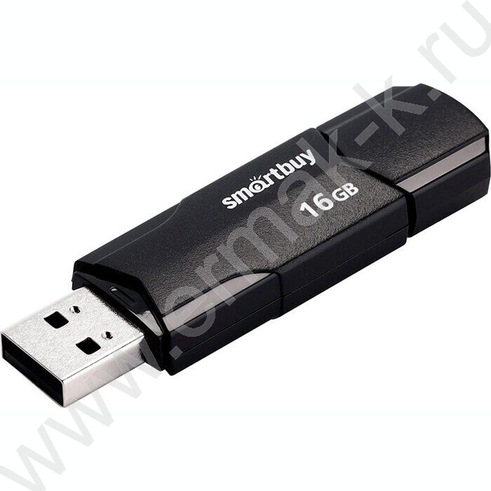 Съемный носитель информации 16GB USB Flash Drive <USB 2.0> черный "Clue" | Фото 3