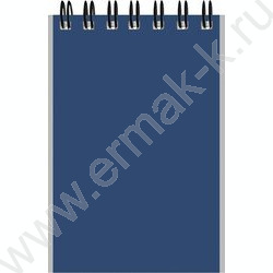 Блокнот  40л А7 спираль "Дизайн в синих тонах" ассорти NEW | Фото 3