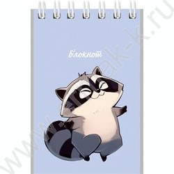 Блокнот  40л А7 спираль "Забавные животные-8" ассорти NEW | Фото 5