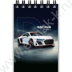 Блокнот  40л А7 спираль "Красивые автомобили-9" ассорти NEW | Фото 3