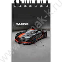 Блокнот  40л А7 спираль "Красивые автомобили-9" ассорти NEW | Фото 5