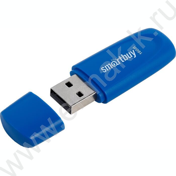 Съемный носитель информации 16GB USB Flash Drive <USB 2.0> синий "Scout" | Фото 3