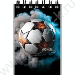 Блокнот  40л А7 спираль "Разные футбольные мячи-14" ассорти NEW | Фото 5