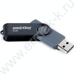 Съемный носитель информации  8GB USB Flash Drive <USB 2.0> черный "Twist" NEW | Фото 3