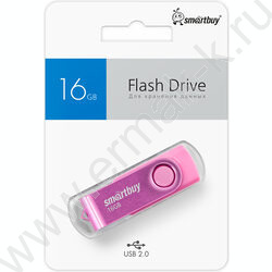 Съемный носитель информации 16B USB Flash Drive <USB 2.0> пурпурный "Twist" NEW | Фото 4