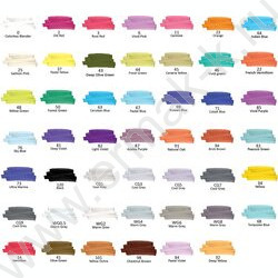 Маркер для скетчинга /набор  48цв/ двусторонний 1мм/6мм круг/косой /текстил. сумка NEW | Фото 5