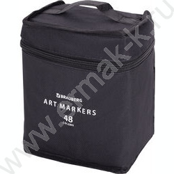 Маркер для скетчинга /набор  48цв/ двусторонний 1мм/6мм круг/косой /текстил. сумка NEW | Фото 6