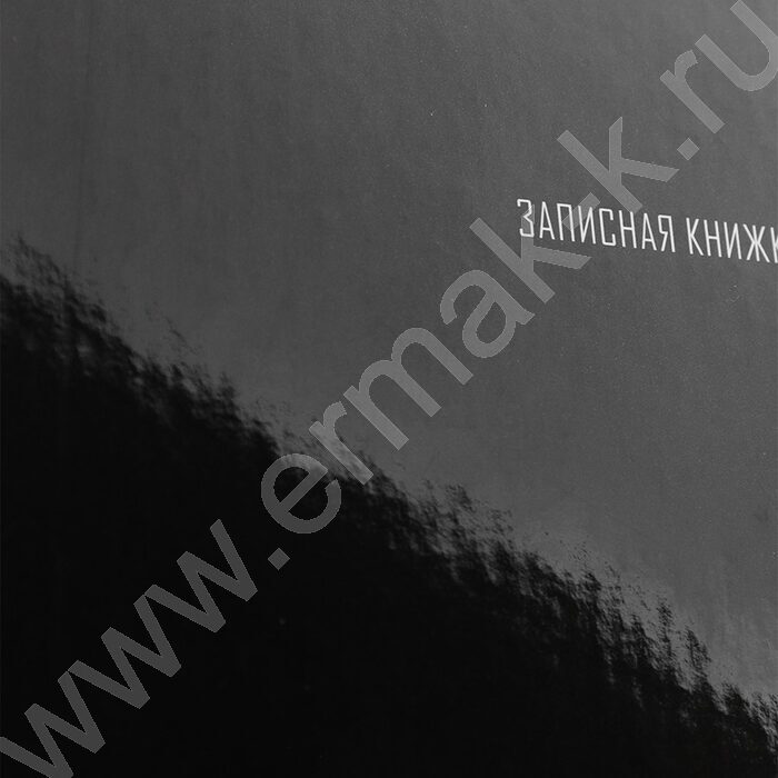 Зап. книжка  80л А5 тв.обл. "Чёрный цвет-1" /глянец/ | Фото 5