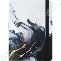 Зап. книжка  96л А5 тв.обл. "Мрамор-1" /мат.лам.,резинка/ NEW | Фото 2