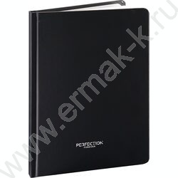 Зап. книжка  96л А5 тв.обл. "Чёрная обложка" /мат.лам.,резинка/ NEW | Фото 1