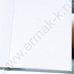 Зап. книжка 120л А5 тв.обл. "Серый пушистый котик-2" /глянц.лам/ NEW | Фото 3