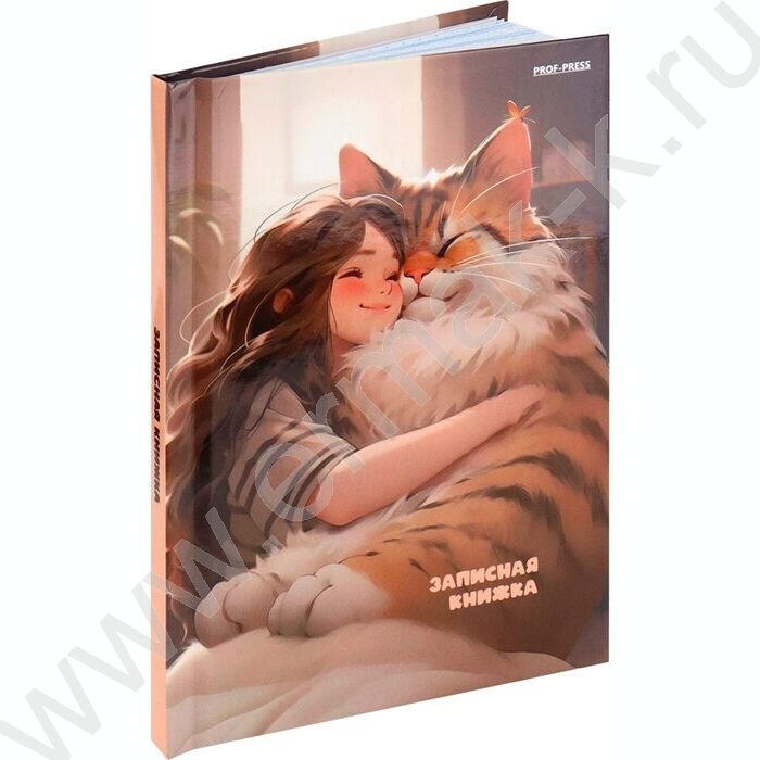 Зап. книжка  64л А6 тв.обл. "Большие коты" /глянц.лам/ | Фото 1