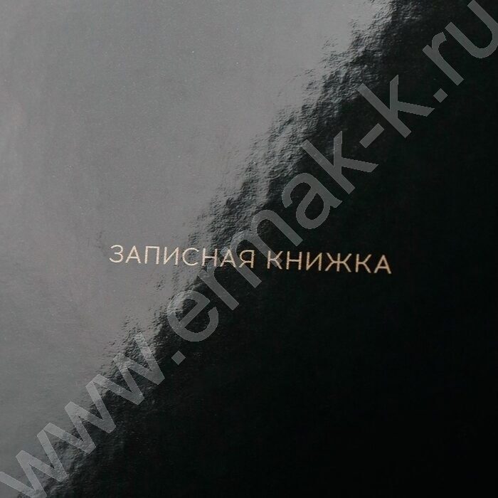Зап. книжка  64л А6 тв.обл. "Чёрный цвет-4" /глянц.лам/ | Фото 5
