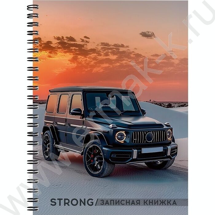 Зап. книжка  80л А5 тв.обл. спираль "Авто-12" /глянец/ | Фото 1