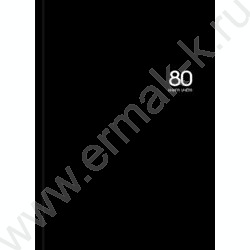 Книга Учёта  80л клетка тв.обл. офсет "Чёрный цвет-10" глянц.лам. NEW | Фото 2