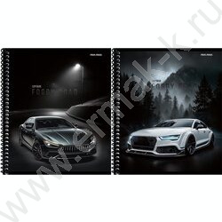 Тетрадь  48л клетка/спираль "Туманная дорога" ассорти NEW | Фото 1