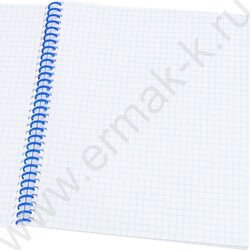 Тетрадь  48л клетка/спираль "Полёт над облаками" /софт-тач mix NEW | Фото 2