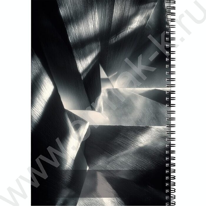 Тетрадь  80л А4 клетка/спираль "Абстрактный дизайн-7" | Фото 3