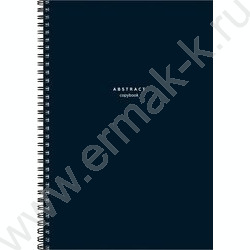 Тетрадь  80л А4 клетка/спираль "Насыщенный синий" NEW | Фото 1