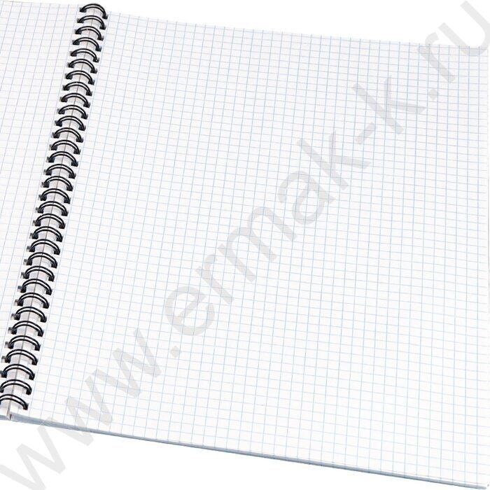 Тетрадь  80л А4 клетка/спираль "Насыщенный синий" | Фото 2