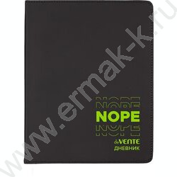 Дневник 1-11кл. /лайт /иск.кожа /шелкография /ляссе "NOPE" NEW | Фото 1