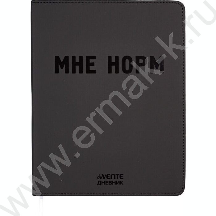 Дневник 1-11кл. /лайт /иск.кожа /выборочный лак /ляссе "МНЕ НОРМ" | Фото 1