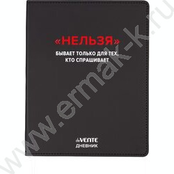 Дневник 1-11кл. /лайт /иск.кожа /шелкография /ляссе "Нельзя" NEW | Фото 1