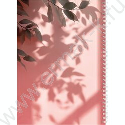 Тетрадь  96л А4 клетка/спираль "Нежный хлопок" /софт-тач/ NEW | Фото 3