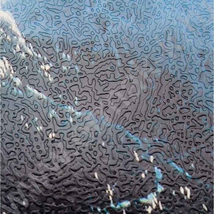 Тетрадь  96л А4 клетка/спираль "Красота моря" /тиснение холст/ | Фото 5