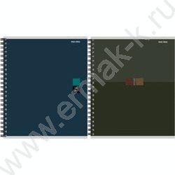 Тетрадь  48л клетка/спираль/двойная "Минималистичный дизайн-4" NEW | Фото 1
