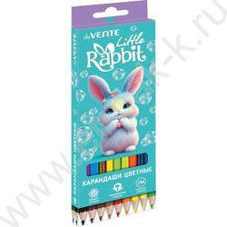 Карандаши  18цв Little Rabbit /шестигранные/ 2М, d грифеля-2,8мм, к/кор NEW | Фото 1