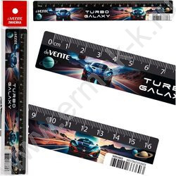 Линейка пл 16см "Turbo Galaxy" с дизайном, с цветным стикером NEW | Фото 1